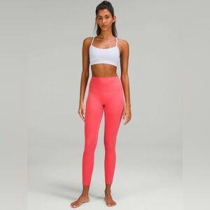 Lululemon High Rise Align Leggings Pale Raspberry Hot Pink in size 8